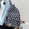 Schoolbag Star Printing Student Schoolbag Simple and Lightweight Student Party Class Daily Travel Leisure Large Capacity Backpack