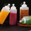 Large Caliber Plastic Squeeze Sauce Bottle Jam Salad Seasoning Vinegar Ketchup Gravy Boats Kitchen Condiment Dispenser Gadgets