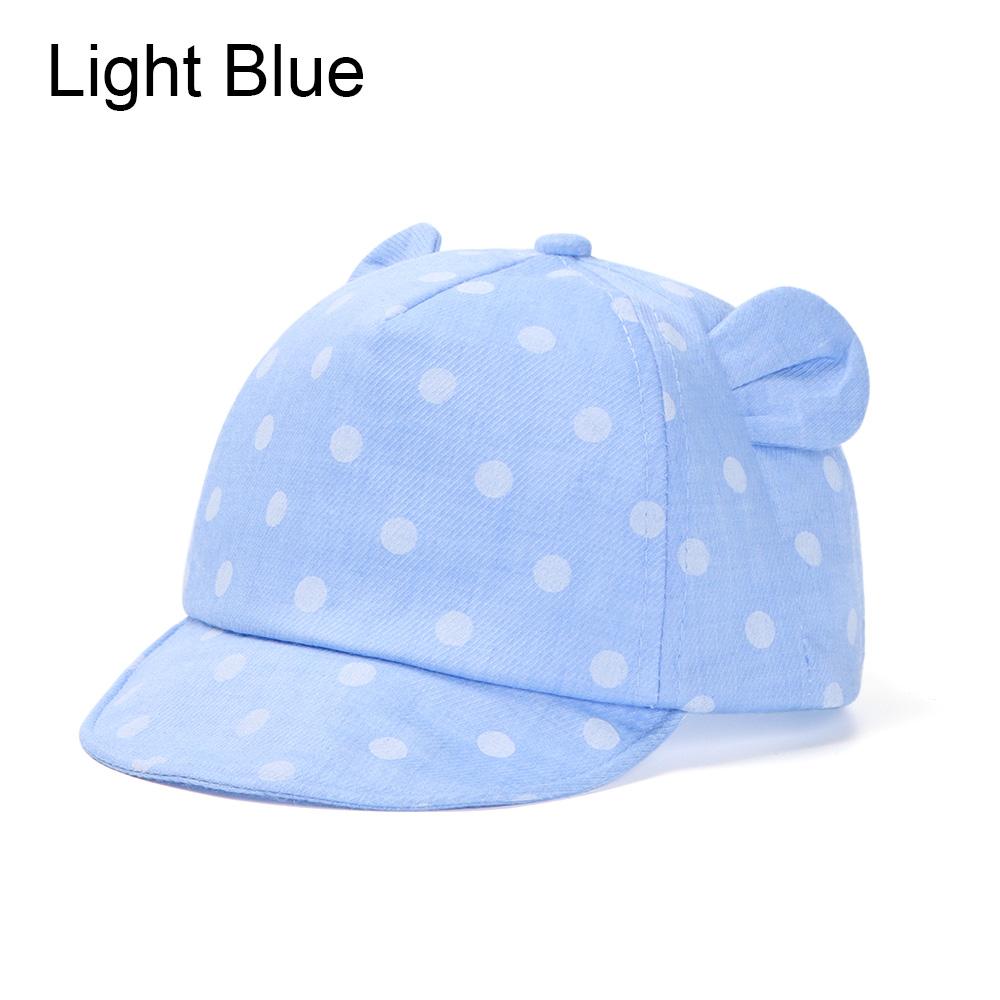 Baby's Casual Baseball Hat For 6-24Months Spring Summer Autumn Rabbit Ear Cap Dot Beach Caps Panama Cap Outdoor Children Sun Hat