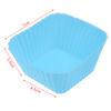 1/6Pcs 7Cm Square Shaped Jelly Pudding Mold Muffin Cake Cup Silicone Molds Kitchen Baking Accessories