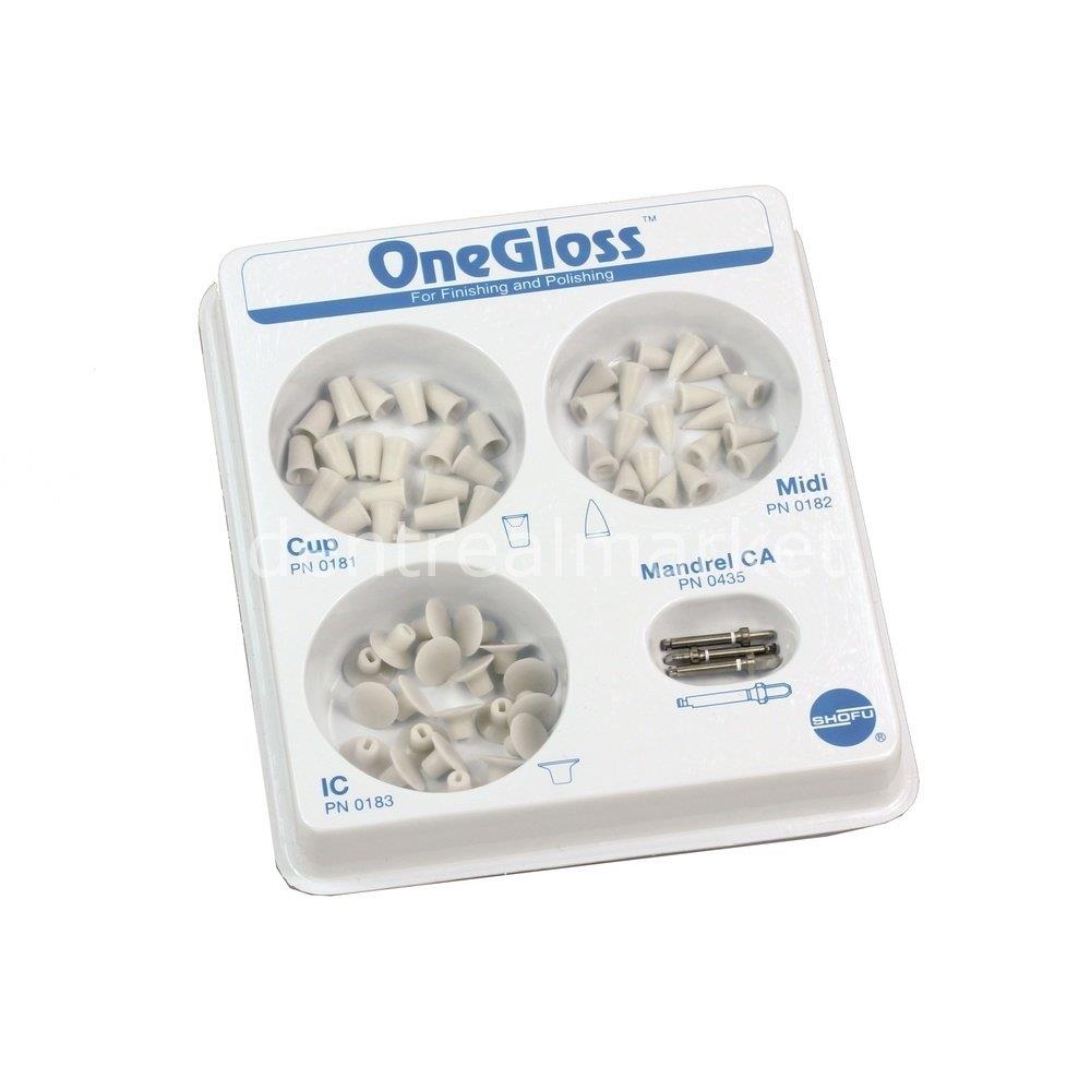 

Shofu - One Gloss Set - Одноэтапный набор для полировки композитных материалов - Содержащий оксид алюминия