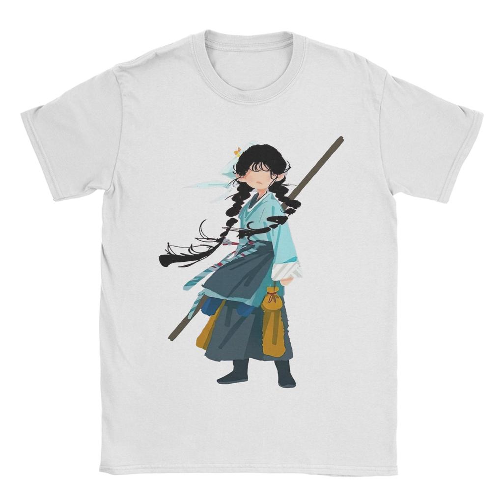 Unisex TShirts Tian Pursuit of Jad Chinese Drama Funny Cotton Tees Short Sleeve T Shirt Crewneck Clothing Plus Size