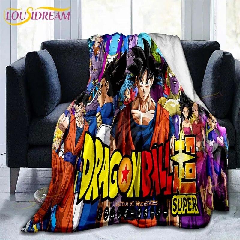 Couverture en flanelle avec personnages de dessins animés japonais célèbres, couverture polaire pour enfants, canapé, voyage, Camping
