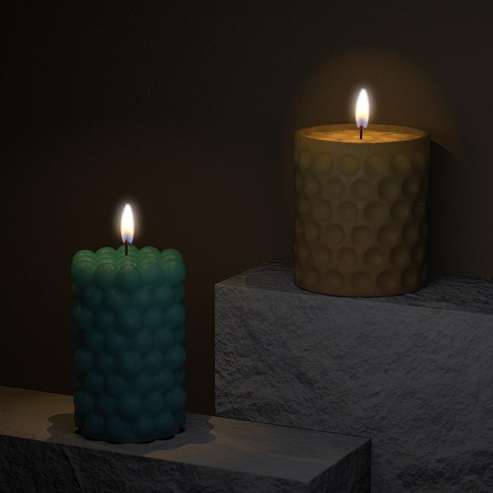 Cylinder Silicone Mold Hexagon Epoxy Resin Mould for DIY Epoxy Resin Candle Casting Molds Crafts Home Table Decoration