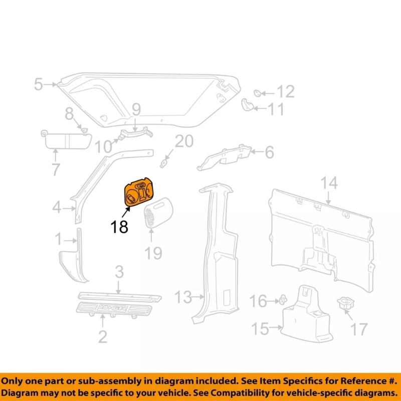 High Brightness Automotive LED Dome Light Assembly Suitable for F37Z-13776-B F37Z13776B Interior Overhead Reading Lamp