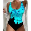 Summer 2026 Large Size Swimwear Female Plus Size One-Piece Swimsuits Closed For Beach Pool Bather Swimming Body Bathing Suit
