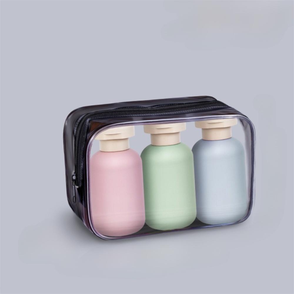 

3Pcs Portable Liquid Dispenser Containers Plastic Storage Bottle New Split Bottles Travel 3pcs