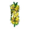 Christmas Wreath Door Curtain Decoration with LED Lights for Staircase Hanging Home Decor