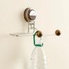 Wall Mounted Suction Cup Roll Paper Holder Punch-Free Dishcloth Hanging Rag Rack  for Home