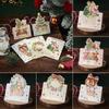 10Pcs/Pack Birthday New Year Christmas Greeting Card Xmas Decoration Greeting Envelope