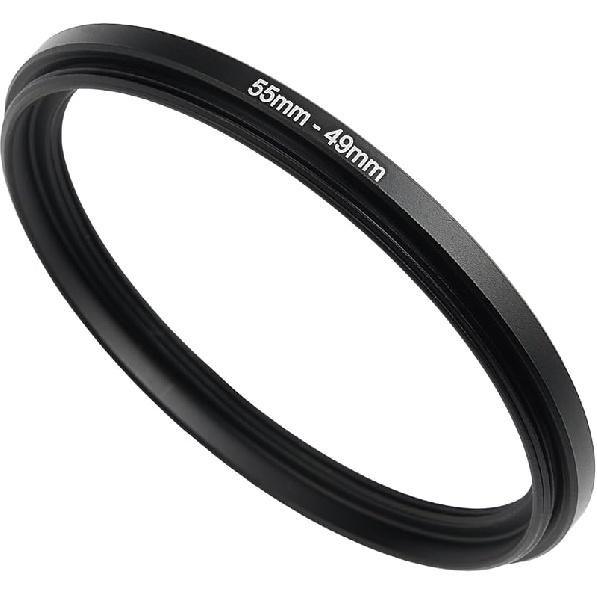 49mm To 58mm Step-Up Ring Filter Adapter for All Brands UV ND CPL Metal Ring Step-Up Rings Adapter Filter (49mm-58mm)