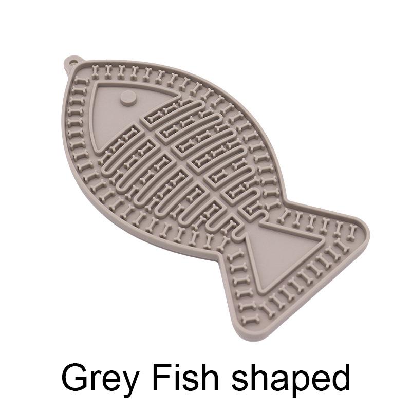 

Силиконовый коврик для лизания домашних животных, анти-удушье у кошек с миской для медленного питания, тарелка для купания собак, отвлекающая от процесса лизания, столовые приборы, товары для животных