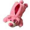 Cute Lotso Stitch Plush Pencil Case With Large Capacity For Students And Office Use