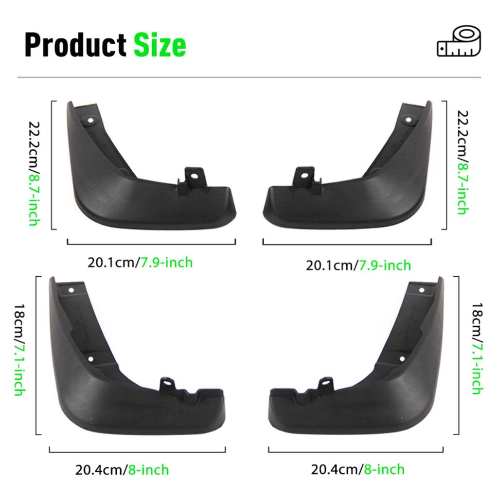 4 BUC Apărători de noroi auto Apărători de stropi Apărători de noroi Apărători de noroi auto Compatibile cu Mazda 6 GJ GL Atenza 2013 2014 2015 2016 2017 2018 2019