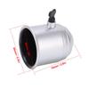 Tow Ball Cap, RV Truck Boat Weatherproof Bumper Universal Hitch Ball Cover Protector (B(Silver CP-0235))