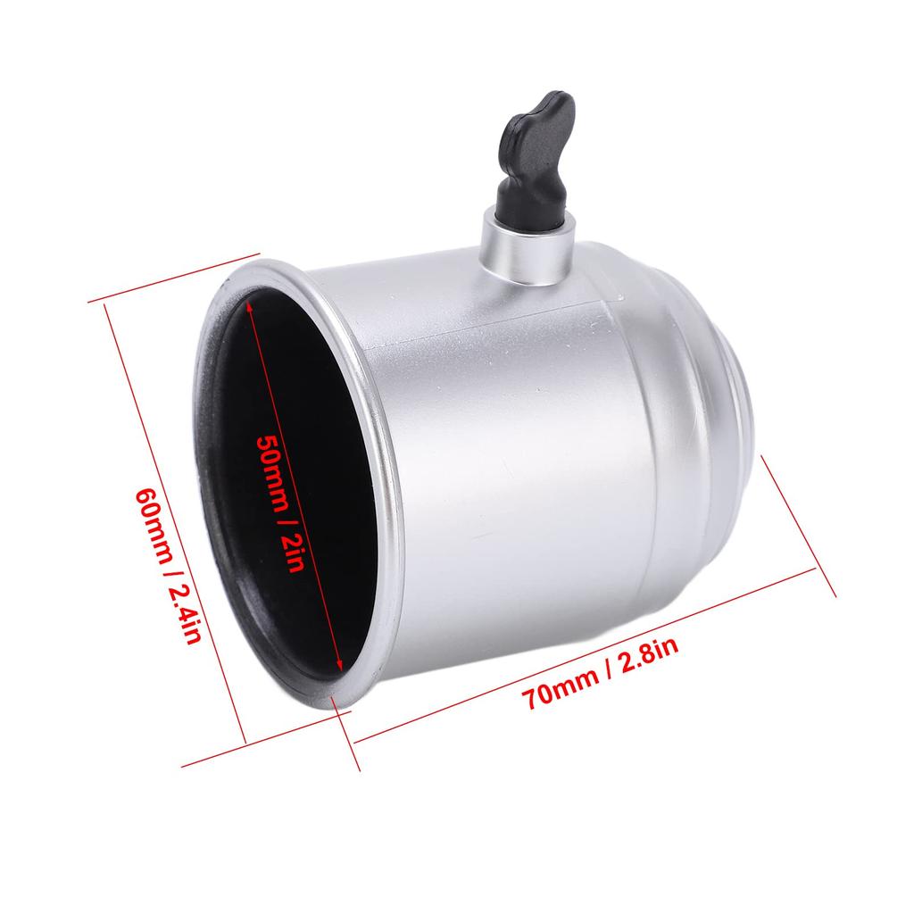 Tow Ball Cap, RV Truck Boat Weatherproof Bumper Universal Hitch Ball Cover Protector (B(Silver CP-0235))