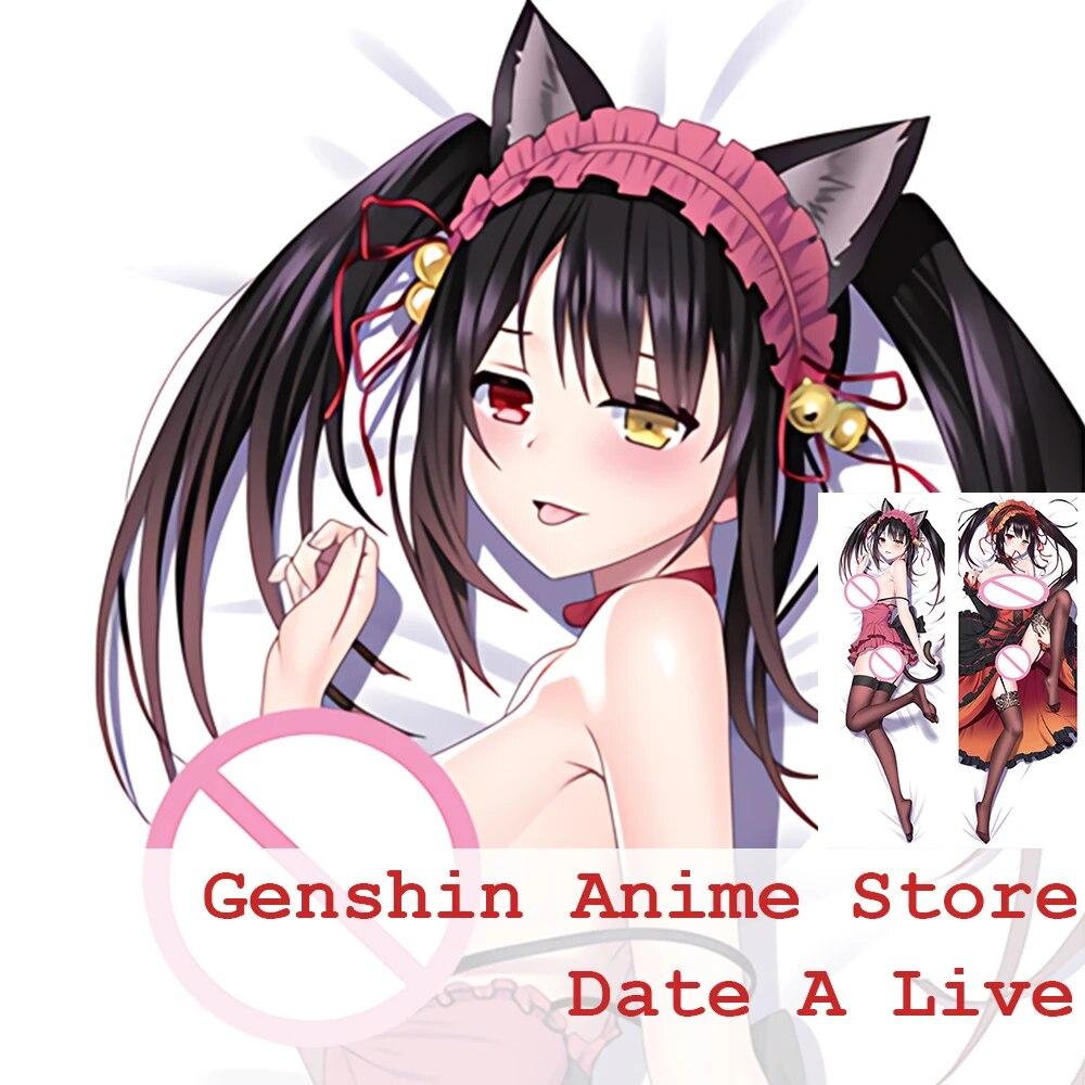 

Наволочка Dakimakura Date A Live Kurumi Tokisaki, обнимающая подушка для тела, чехол отаку, наволочка для всего тела, домашний декор для кровати