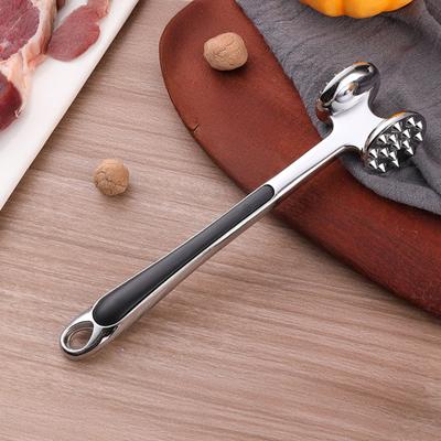 Attendrisseur de viande double face Marteau à viande robuste pour attendrir Bœuf Veau Porc Poulet Outils de cuisine multifonctionnels