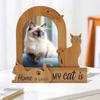 Dog/Cat Shape Pet Photo Frame Wood Picture Frame Pet Photo Display  Bedroom Display