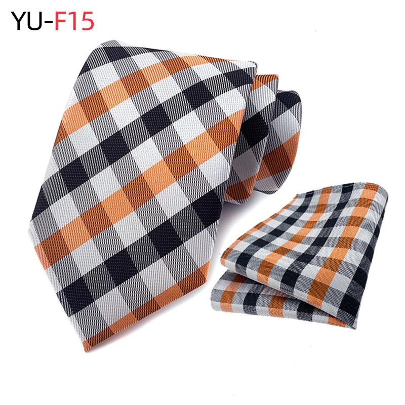 Polyester Paisley Tie Pocket Towel Two-Piece Set, Business Tie