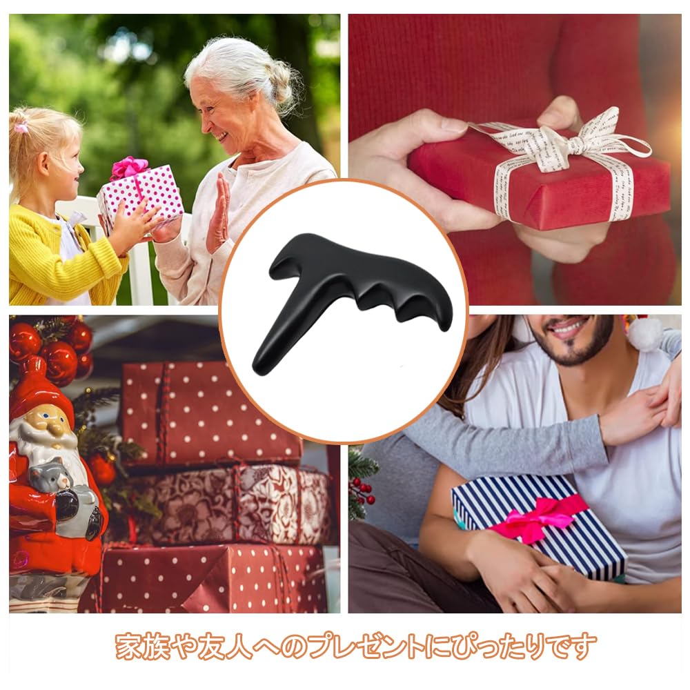 BTtime Natural Stone Massage Massage Stick for Lymphatic Foot Gua Full Body Promotes Blood Unisex Stick, Acupressure, Drainage, Acupressure, Sha,