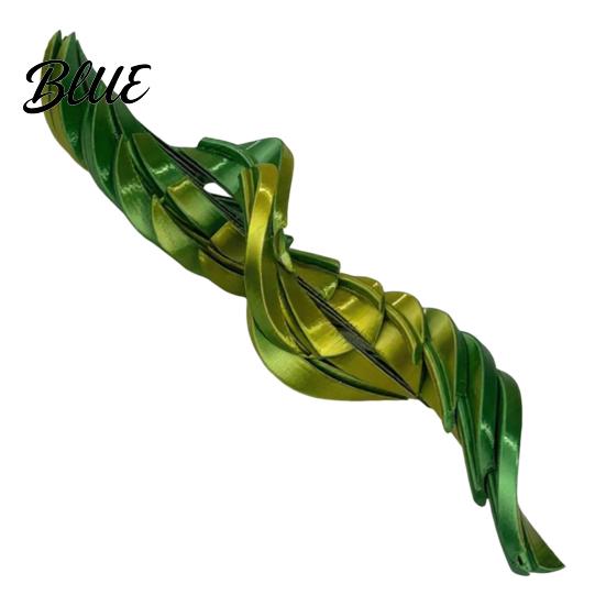 Easter Egg Toy Funny Twist Fidget 3D Printed Spiral Figurine Hand Stress Reliever Rotating Puzzle for Adults Anxiety Relief Gradient Color