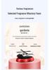 Solar-Powered Rotating Airplane Car Air Freshener - Gardenia Scent 