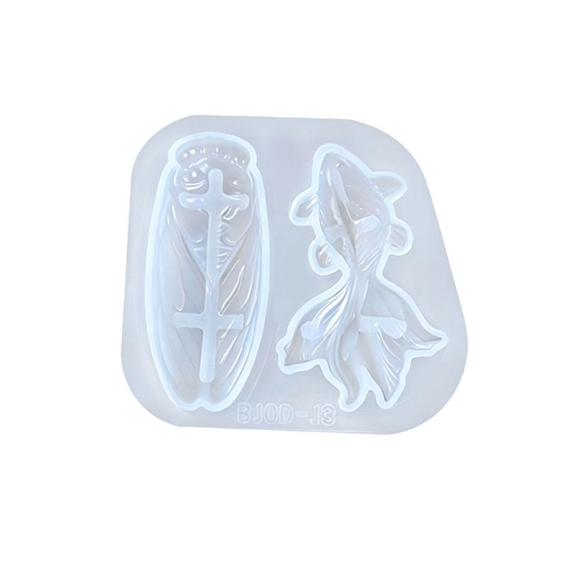 Translucent Silicone Craft Mold for Resin Casting, Easy Release Insect and Sea Animal Designs for Decorative DIY Making