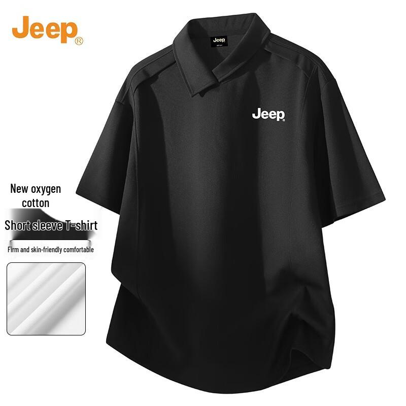 

JEEP Men s Casual Polo T-Shirt 4XL