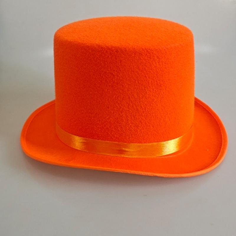 Sombrero de Copa de Mago para Cosplay Fieltro Gorro de Mago Accesorio para Disfrazar Adultos Adolescentes