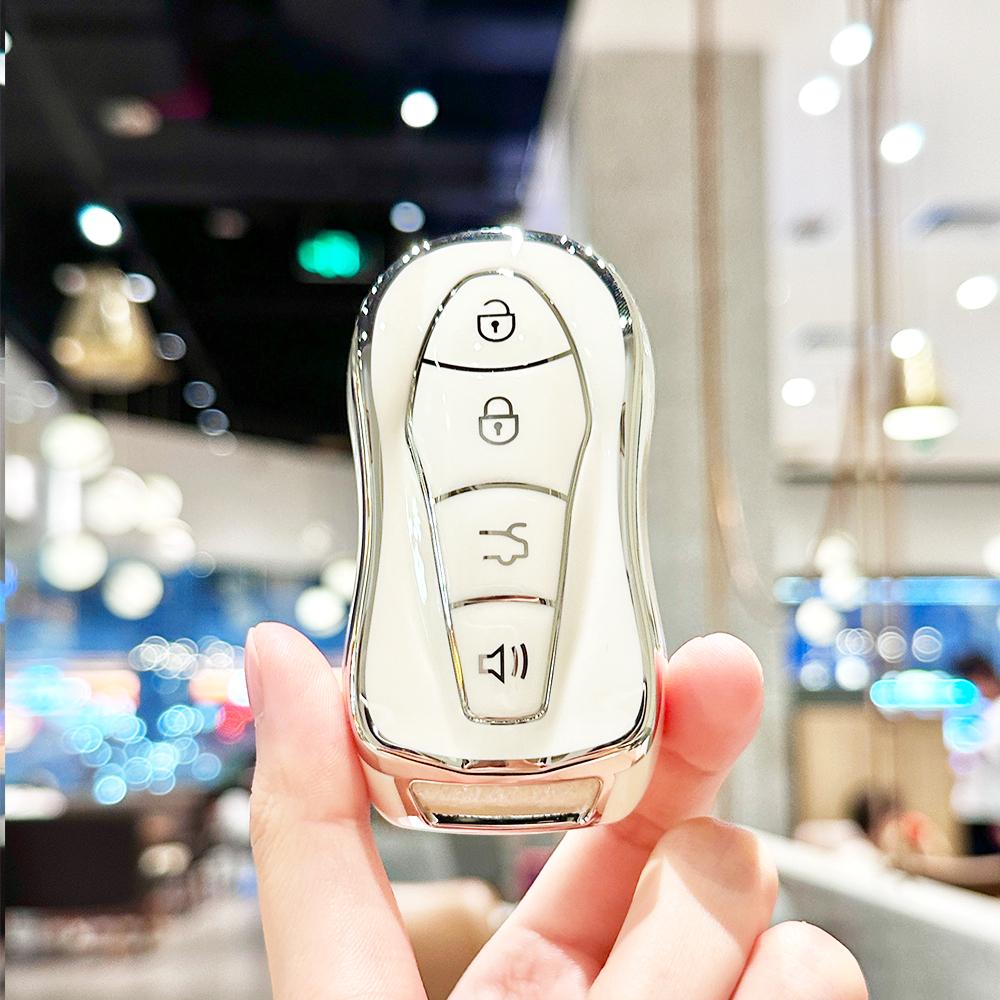 For Geely Tugella  Azkarra Xingyue Boyue Pro Atlas Pro Gili Tugella Tpu Car Remote Key Fob Cover Case Holder Accessories