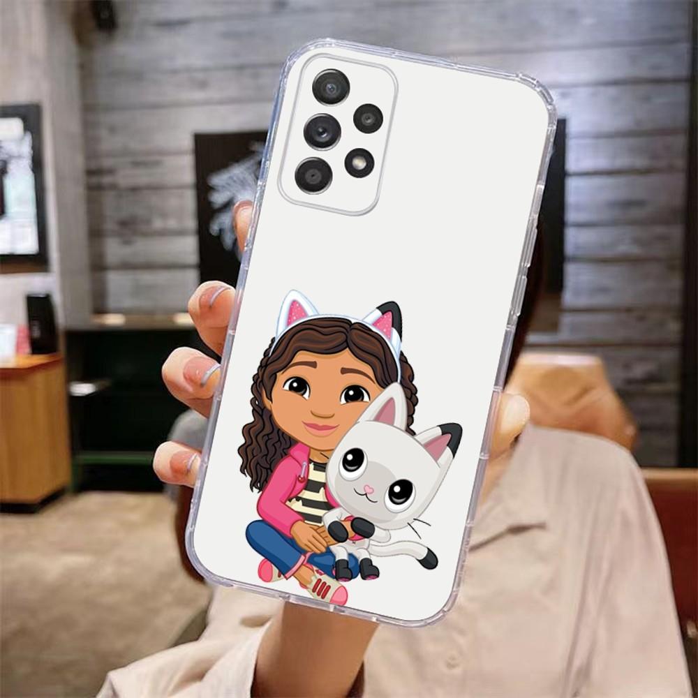Cute G-Gabbys D-Dollhouse Phone Case For Samsung Galaxy A71,70,52,51,40,31,A50,30S,21S,Note20ultra Transparent Cover