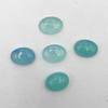 Natural Aqua Chalcedony Oval Cabochon Loose Gemstone Lot 10 Pcs 15*20 MM 160 CT For Jewelry Making