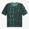 [Amy Winehouse] Snake Print Knit - Deep Mint Afpf2336548-R35