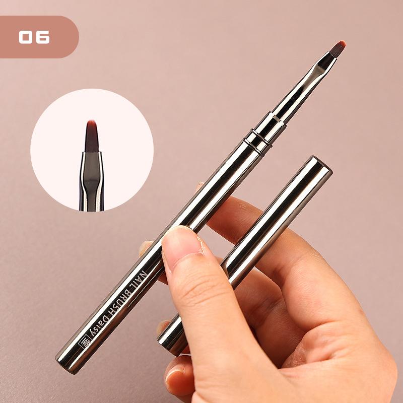 1Pcs Nail Art Brush Liner Brush Stripe Pattern Painting Brush Uv Gel Extension Drawing Carving Pen Diy Manicure Tool
