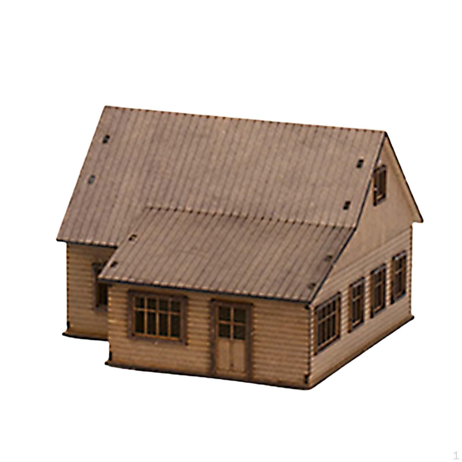 1/72 House Building Models, Educational Tools for Diorama Layouts Style G