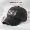 Alphabet Print Soft Top Baseball Cap | Vintage , Sweat Absorbing for Spring Summer Outdoor