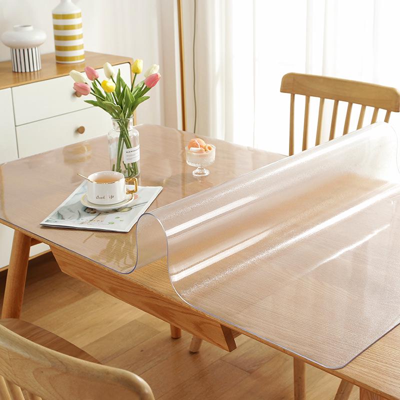 Tovaglia morbida in PVC trasparente per sala da pranzo, hotel, scuola o asilo