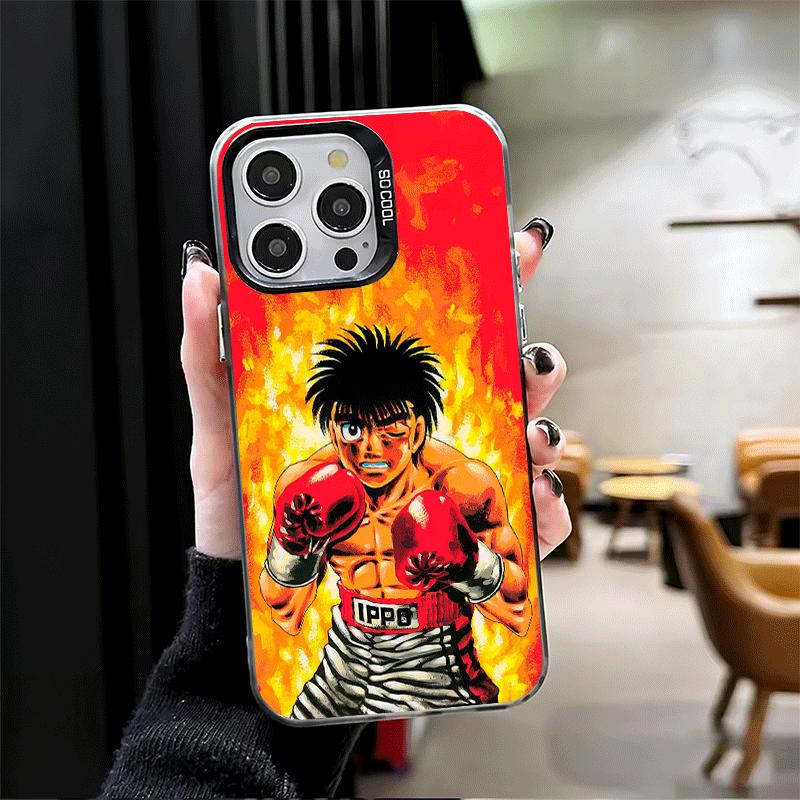 Hajime No Ippo Anime Stoßfeste Handyhülle für iPhone 17 Air 16 16E 15 Pro Max 14 Plus 13 Mini 12 Rückseite Anti-Sturz Fundas