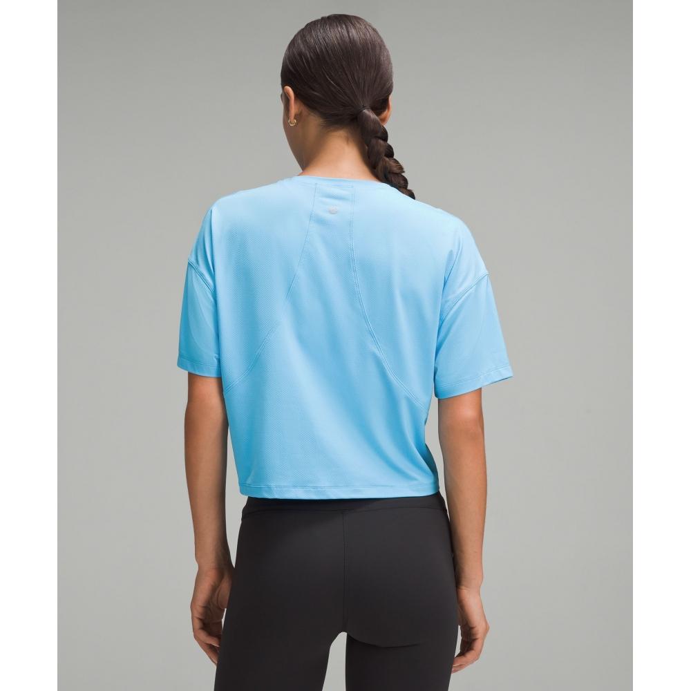 Lululemon Abrasion ResisTanT Training T shirT Kayak Blue lighT
