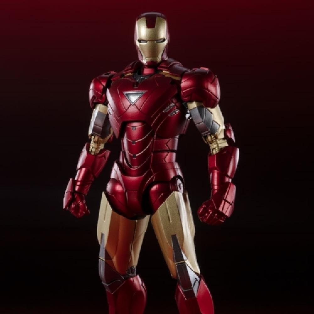 

Bandai в запасе Bandai SH Рисунок Arts Marvel Avengers Iron Man Mark 6 Battle Damage Edition для Японии