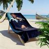 Rhythm: Johnny's Electric Night Beach Towel Beach Beach Towel for Vacation Photos Absorbent Bath Towel Quick-drying Swim Towel Seaside