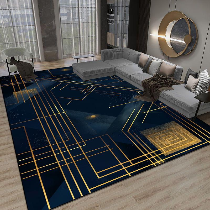 

Modern Nordic Light Luxury Carpets for Living Room Bedroom Non-slip Washable Rug Sofa Coffee Table Floor Mats 60x90cm