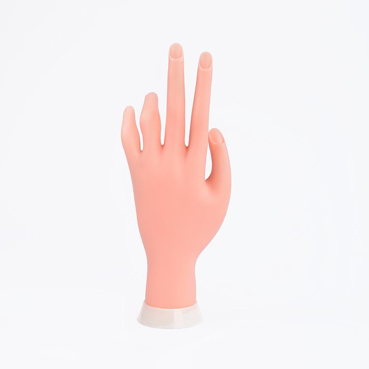 

Гибкая тренировочная рука для маникюра со вставными типсами для придания формы (Левая рука) Boxed