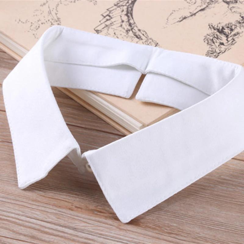 Solid Color Fake Collar for Women Shirt Necklace Choker Detachable Half Shirt Collars for Sweater Dress Decorative Nep Kraagie