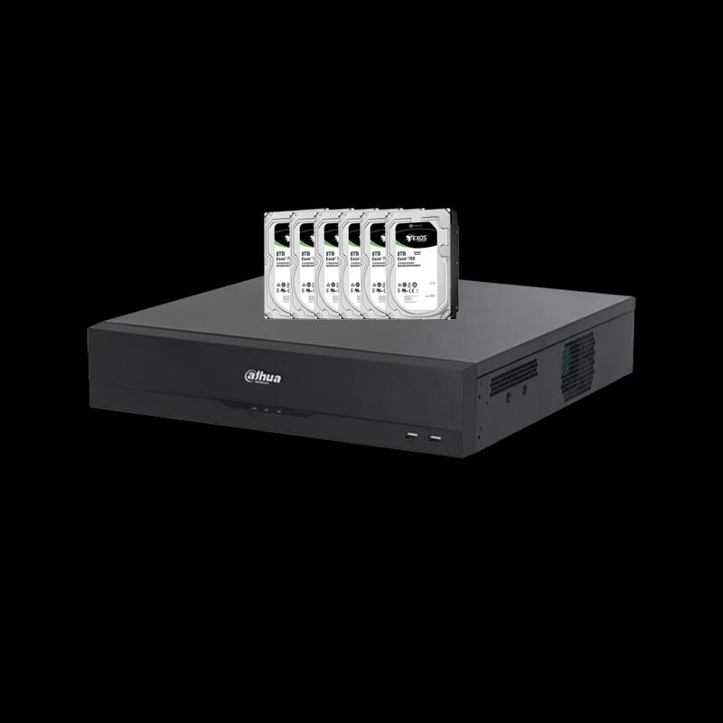 Dahua NVR808-64-HDS3/I 64-Channel 8-Bay 4K NVR CN Plug (adapter Included)