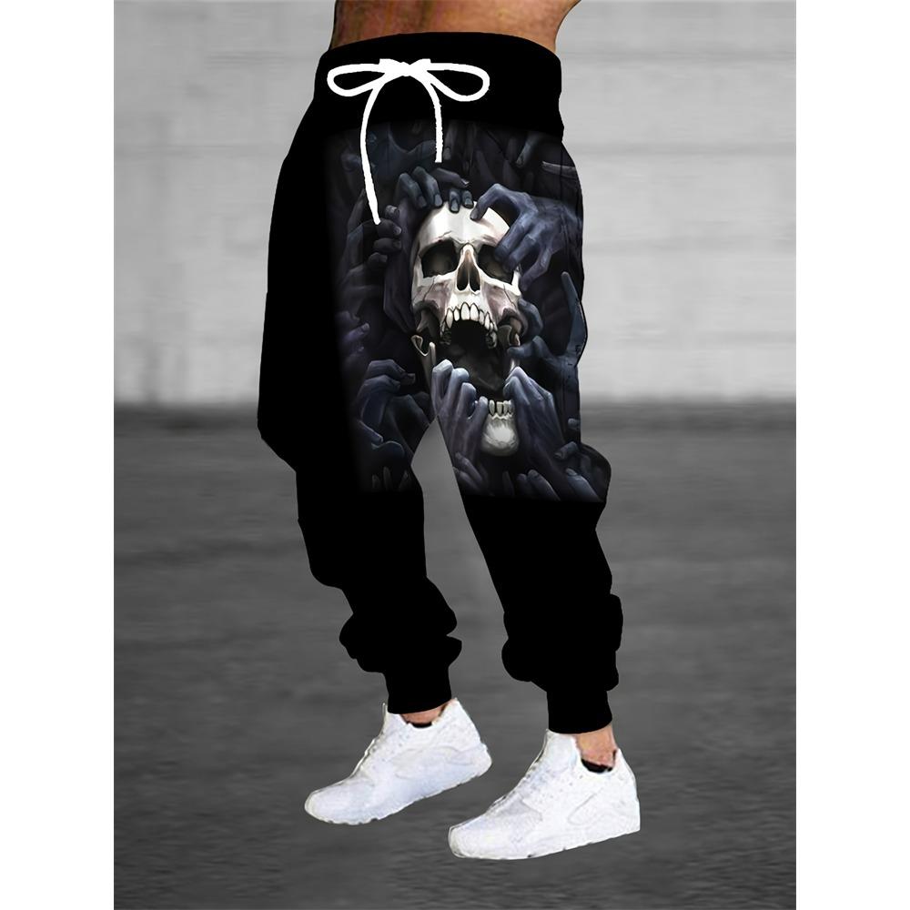 Men's Oversized Loose Sweatpants Autumn Comfortable Breathable Fashion Drawstring Pants Trendy Streetwear Drawstring Pants