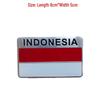 Aluminum Alloy National Flag Car Body Decals - Decorative Stickers for Car Modifications
