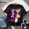 T-shirt Casual alla Moda per Bambini KPop Demon Hunter Cotone Top Girocollo Film Cartone Animato Ragazze Ragazzi T-Shirt Abbigliamento Casual Ragazze