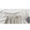 Summer Thin Waffle Shorts Women's Loose Home Casual Pajama Pants Wide Legs with Elastic Waist Sweatpants
